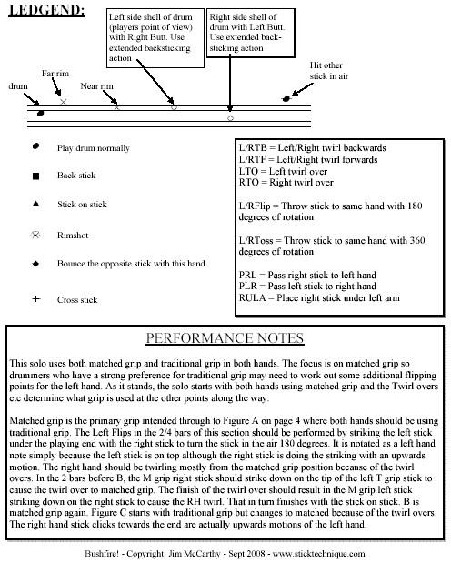 advanced snare drum solo